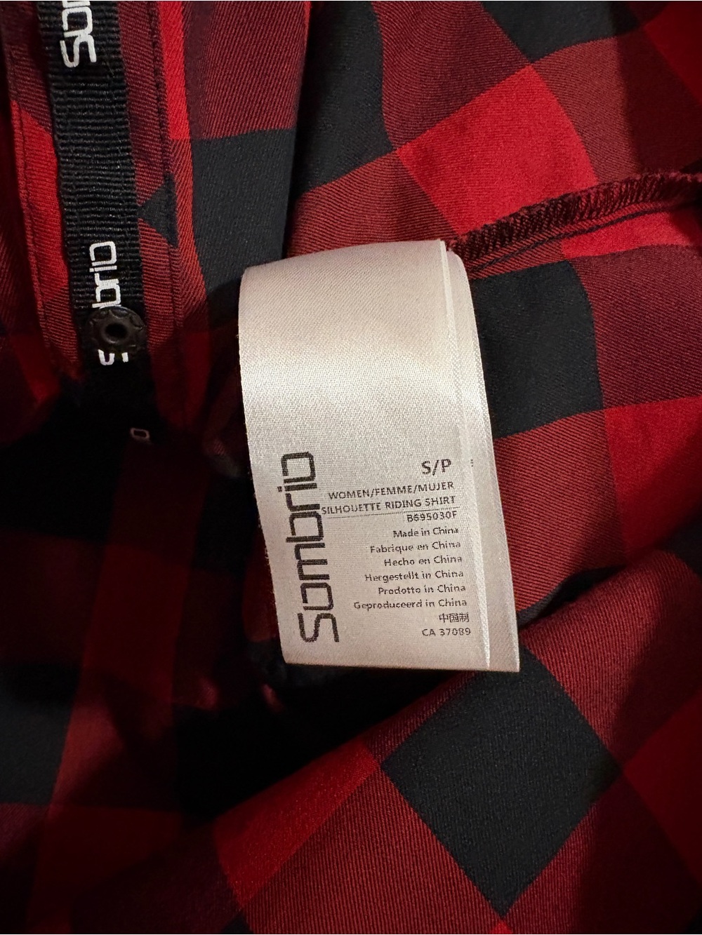 Sombrio S/P Women’s MTB Snap Button Plaid Shirt - Picture 5 of 11